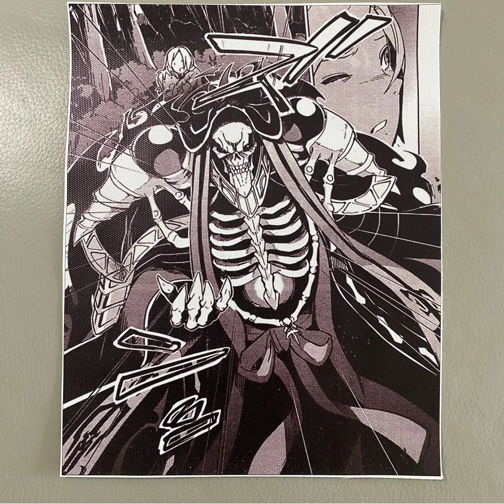 Overlord anime manga canvas Print Wall Art Home Décor 4 Pcs Unframed
